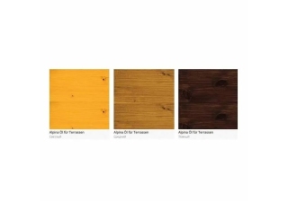 Лак акриловый Альпина Oel fuer Terrassen Dunkel темный 2.5л. Масло для террас