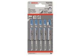 Пилки д/лобзика Bosch 1уп/5шт. Т227D (металл) 2608631030