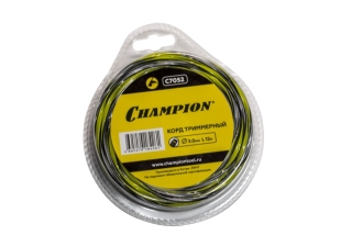 Корд трим.CHAMPION Tornado 3.0мм* 12м (витой квадрат), CHAMPION C7052