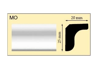 Плинтус потол. MO/140 NMC (25х20) 2м