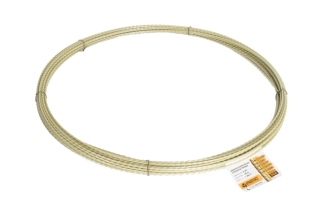 Арматура Стеклопластиковая рифленая А-7, цвет натуральный (Аналог А500/d-10),бухта-50м.п.