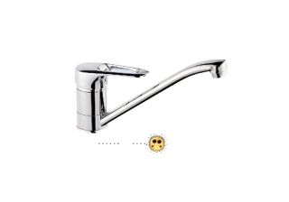 Cмеситель для кухни Lemen LB-6421 D40 длинный излив, шпилька