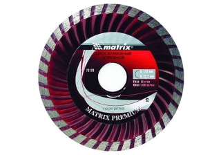 Диск алмазный отрезной Turbo,125*22,2мм.сухая резка /73179/ MATRIX