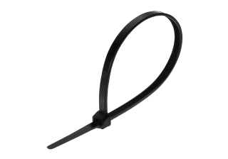 Хомут-стяжка Biber 123630 нейлоновый, черный, 3,6х300 мм (уп.100 шт.)