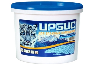 Краска ВД ИРБИС моющаяся для влажн. помещений 3кг