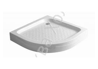 Поддон акриловый для душ.кабины 90х90 полукруглый