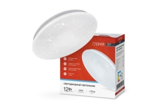 Светильник св/д DECO 12Вт 230В 6500К ГЛОРИЯ IN HOME