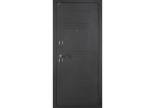 Дверь металлическая Дублин Букле графит/Ясень 860х2050 правая