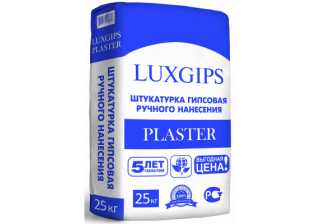 Штукатурка LUXGIPS Plaster гипсовая  25кг,  (под./60шт)   РусГипс