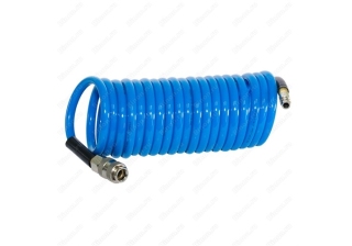 Шланг спиральный с фитингами рапид_полиуритан_15бар_8х12мм, 15м 170306