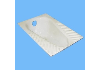 Чаша Генуя чугунная 340х530х260 в комплекте + бачок