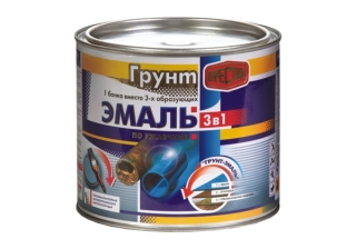 Грунт-эмаль по ржавчине Престиж зеленая 1,9кг.