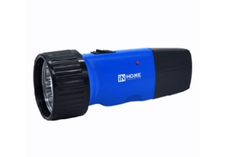 Фонарь светодиод ручной аккум 5LED 120Lm 6ч 2 режима з/у синий MLA01-C IN HOME