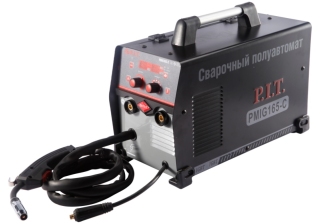 Сварочный аппарат полуавтомат P.I.T. PMIG 165-C (165A,ПВ-60,ММА 2.5-5мм,5.2кВт, MIG 0.6-1мм, 4.3кВт)