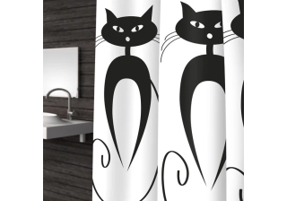 Штора в ванную комнату 180х200 Cats 4078