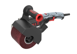 Щеточная шлифмашина P.I.T PWP120-C (120х100мм, 1400Вт, 700-4200об/мин, нейлон щетка, двойн пылезащ)