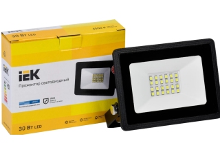 Прожектор IEK LED СДО-6 30W 2400Лм 6500К IP65 115х155х30