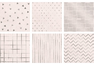 Панно Адажио светлая, набор из 6-пл. 200х200х7  AXIMA