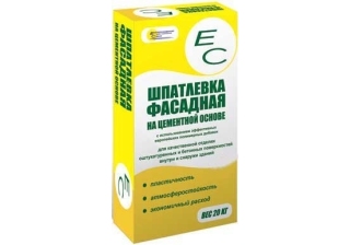 Шпаклевка фасадная белая ЕС 20 кг   (под./54шт)