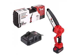Пила цепная аккум. №1 ECS20/3.0-PRO (20V, 1акк, 3Ач, З/У шина 20см ,цепь45зв,+10см шина, 28зв, кейс)