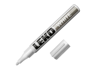 Маркер LEKO с нитроэмалью БЕЛЫЙ 4мм 011904/480057