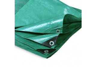 Тент 120 гр/м2, шаг люверсов 0,5м. 3х6 зеленый