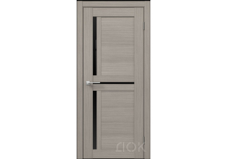 Дверь Код-105 Белый Черный лак 900*2000мм