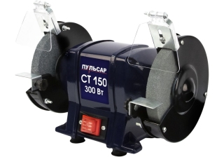 Точило ПУЛЬСАР СТ 150 (300Вт, диск 150х16х12,7мм 2950 об/мин)  791-356