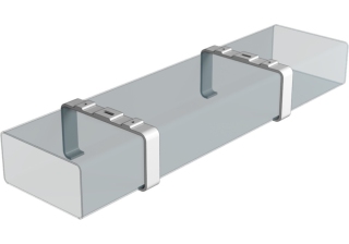 Держатель плоского канала 60120 ДКП (2шт.)