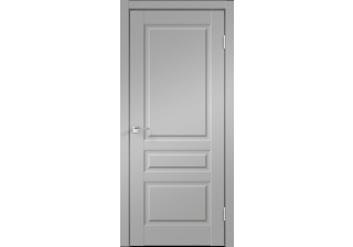 Дверь VILLA 3P эмалит серый (800мм, ПГ, 2000мм, 40мм, экошпон) Коробка+наличник!!!