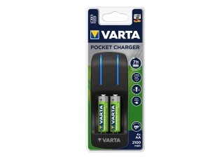 Зарядное устройство VARTA Pocket Charger+4xAA 2100мАч .