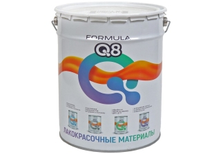 Грунт-эмаль по ржавчине FORMULA Q8  оранжевая 20 кг