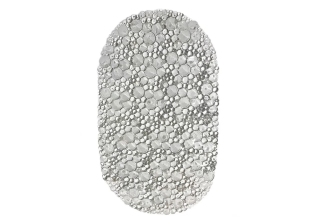 Коврик в ванную противоскользящий Линза 67*38 прозрачный