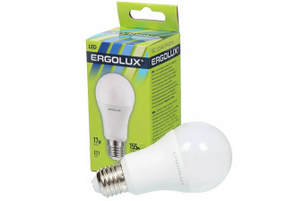 Лампа светодиодная «Ergolux» LED А60  17W, 155Вт (Е27) 4500К (10/10/100шт)/13180/882054