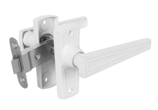 Защелка врезная Зенит-ЗЩ2.01 (белая) 16086