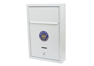 Ящик почтовый  Альфа Люкс серый 6036