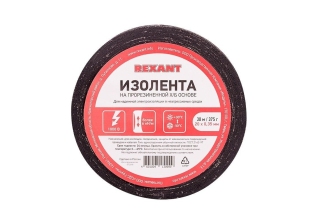 Изолента ХБ черная 80г REXANT 09-2403