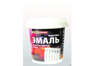 Эмаль акриловая глянцевая термостойкая для радиаторов AKRIMAKS-EXPORT 0.9кг