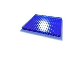 Поликарбонат 12000х2100х4 Синий Novatro