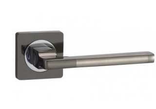 Ручка дверная V53BN/CP (черный никель/хром) Vantage УТ-0016053