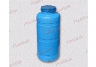 Емкость 300л. овально вертикальная синяя 131*56