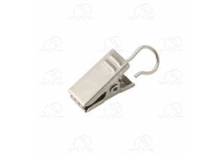 Зажим метал. Сатин (уп. 10шт)