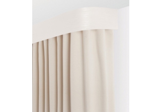 Карниз Сатин 7см с поворотом 2.4м миндаль