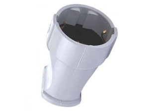 Штепсель с заземлением Makel  /10003/