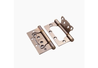 Петля накладная RENZ 100-2BB FH AB (бронза) без врезки 23-00000229