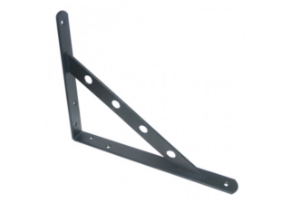 Кронштейн усиленный 350*250 пол.чёрный (10) мт 1402