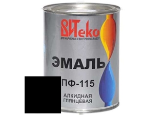 Эмаль ВИТЕКО ПФ-115 черная 20кг