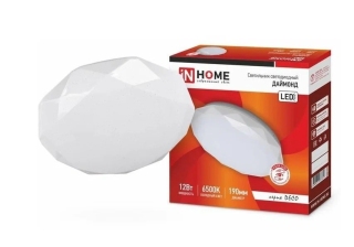 Светильник св/д DECO 12Вт 230В 6500К ДАЙМОНД IN HOME