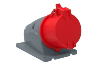 Розетка стационарная силовая ССИ-115 3Р+РЕ+N 16А 380В о/у IP44 IEK