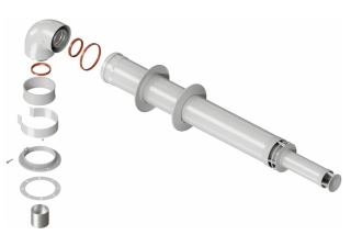 Комплект дымохода 60/100-900мм. (HAIER , Ariston, Baxi)